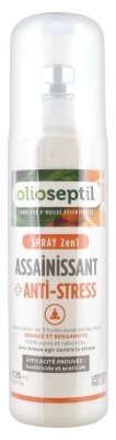 Olioseptil Spray Assainisseur d'Air Bio Orange et Bergamote 125 ml
