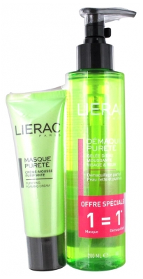 Lierac Purifying Mask 50ml + Purity Cleanser 200ml Free