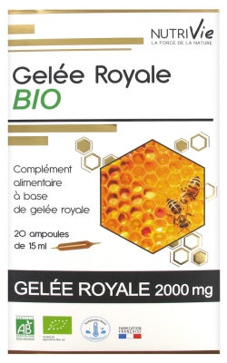 Nutrivie Gelée Royale Bio 20 Ampoules