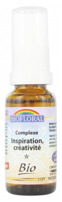 Biofloral Bach Flower Complex Inspiration Creativity C12 Organic 20 ml