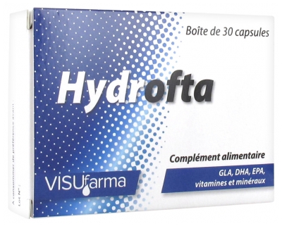 VISUfarma Hydrofta Complément Alimentaire 30 Capsules