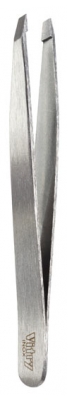 Vitry Professional Tweezers Slant Ends Stainless Steel 9cm