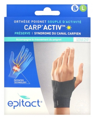 Epitact Carp'Activ Soft Wrist Activity Brace Mano Sinistra