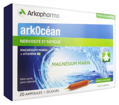 Arkopharma ArkOcéan Nervousness and Tiredness Marine Magnesium 20 Phials