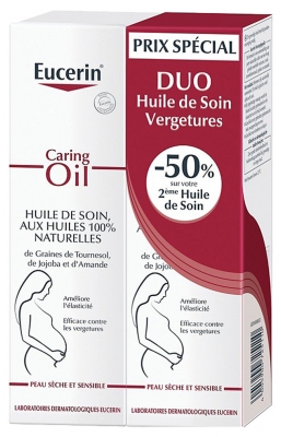 Eucerin Stretch Marks Care Oil with Natural Oils 2 x 125ml