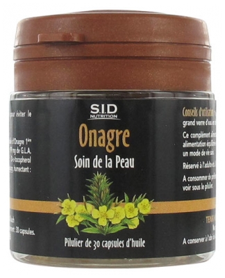 S.I.D Nutrition Skin Care Onager 30 Capsules