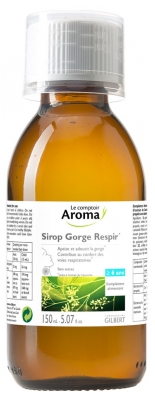 Le Comptoir Aroma Sirop Gorge Respir' 150 ml