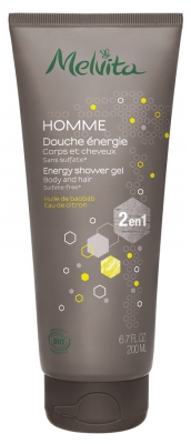 Melvita Men's Energy Shower 2 in 1 200 ml