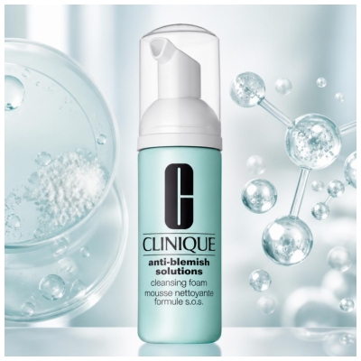 Clinique Anti-Blemish Solutions Cleansing Foam S.O.S Formula All Skin Types 125 ml