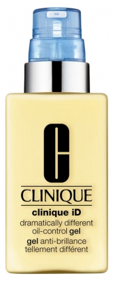 Clinique iD Anti-Shine Gel 115 ml + 10 ml Active Concentrate Cartridge - Aktywa: Nieregularna tekstura skóry