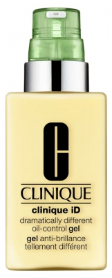 Clinique iD Anti-Shine Gel 115 ml + 10 ml Active Concentrate Cartridge - Aktywa: Podraźnienie