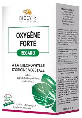 Biocyte Oxygène Forte Regard 15 Sticks