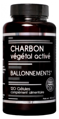 Nutrivie Charbon Végétal Activé 120 Gélules