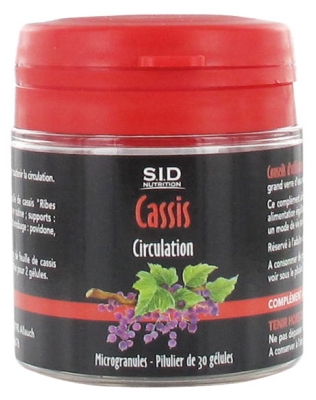 S.I.D Nutrition Circulation Cassis 30 Gélules