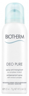 Biotherm Deo Pure Antiperspirant Spray 125ml