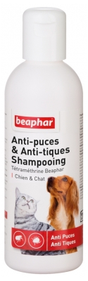 Beaphar Anti-Puces et Anti-Tiques Shampoing 200 ml
