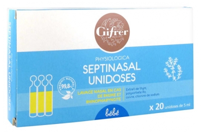 Gifrer Physiologica Septinasal Nasal Cleansing 20 Single Doses of 5ml