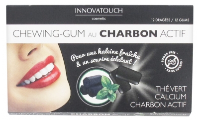Innovatouch Sugar Free Active Charcoal Chewing-Gum 12 Gums
