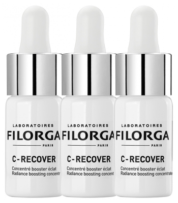 Filorga C-RECOVER Concentré Anti-Fatigue Éclat 3 Flacons de 10 ml