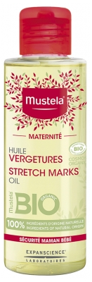 Mustela Maternité Huile Vergetures Sans Parfum Bio 105 ml