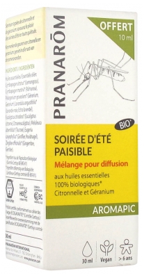 Pranarôm Soirée D'Été Paisible Mixture Pour Diffusion Bio 20 ml + 10 ml Oferowany