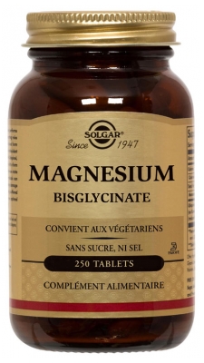 Solgar Magnesium Bisglycinate 250 Tablets