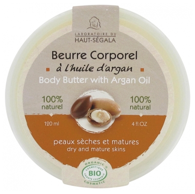 Laboratoire du Haut-Ségala Organic Body Butter with Argan Oil 120ml