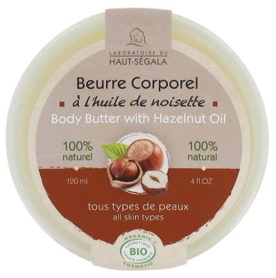 Laboratoire du Haut-Ségala Organic Body Butter with Hazelnut Oil 120ml