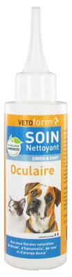 Vetoform Soin Nettoyant Oculaire Chien et Chat 100 ml