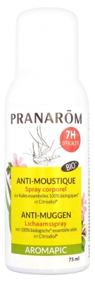 Pranarôm Aromapic Spray Corporel Anti-Moustiques Bio 75 ml