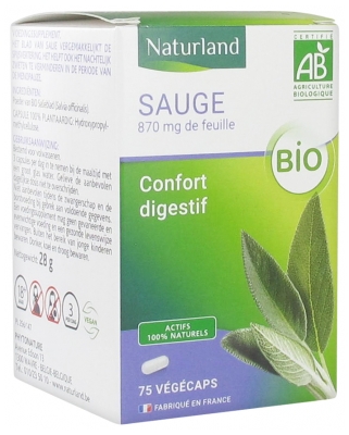 Naturland Bio-Salbei 75 Gewürzkapseln