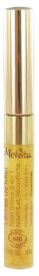 Melvita Lèvres de Miel Gloss 2 en 1 Bio 4 ml