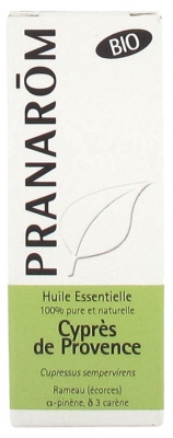 Pranarôm Huile Essentielle Cyprès de Provence (Cupressus sempervirens) Bio 5 ml