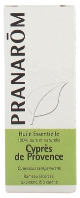 Pranarôm Huile Essentielle Cyprès de Provence (Cupressus sempervirens) 10 ml