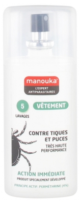 Manouka Fleas and Ticks Clothing Spray 75ml