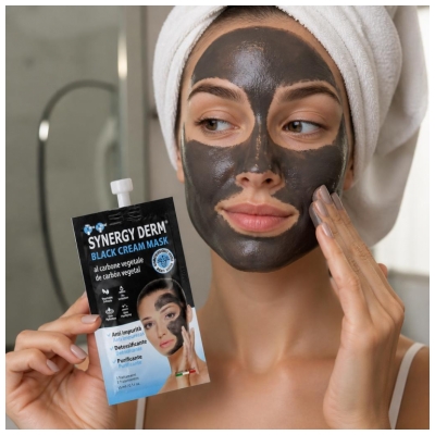 Incarose Synergy Derm Black Cream Maske mit Holzkohle-Gemüse 15 ml