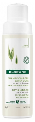 Klorane Shampoing Sec Extra-Doux au Lait d'Avoine Rotopoudre 50 g