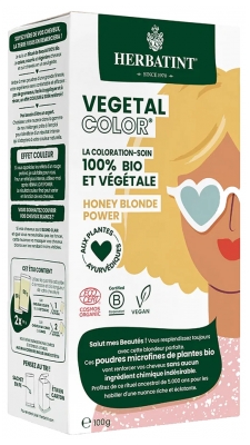 Herbatint Vegetal Color Bio 100 g - Coloration : Honey Blonde Power