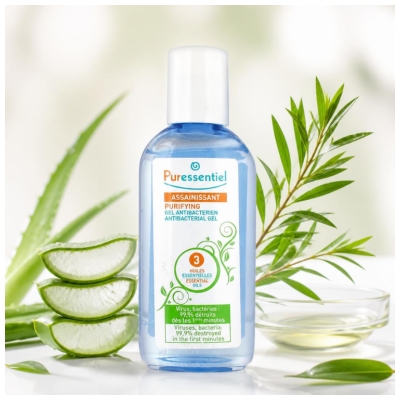 Puressentiel Gel Antibactérien aux 3 Huiles Essentielles 80 ml