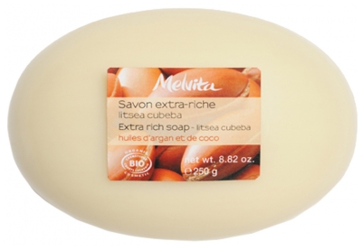 Melvita Extra-Rich Soap Argan and Coconut Oil Organic 250g