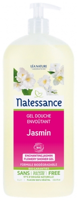 Natessance Organic Enchanting Jasmin Flowery Shower Gel 1L