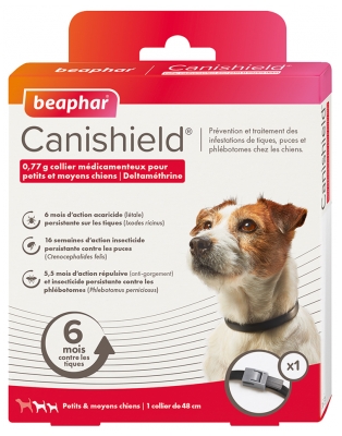 Beaphar Canishield Collare per Cani Piccoli e Medi 1 Collare