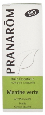 Pranarôm Olio Essenziale di Menta Verde (Mentha Spicata) Bio 10 ml