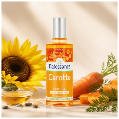 Natessance Aceite de Zanahoria Tono Bronceado 50 ml