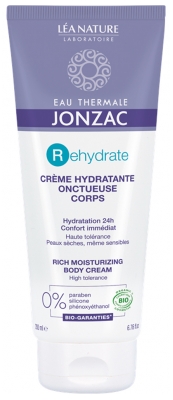 Eau de Jonzac REhydrate Crème Hydratante Onctueuse Corps Bio 200 ml