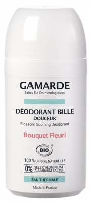Deodorant Roll-on Blândețe Gamarde Hygiène Douceur Bio 50 ml - Parfum: Buchet de flori