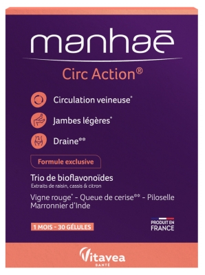 Vitavea Manhaé Circ Action 15+ 30 Capsules