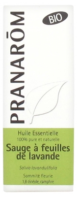Pranarôm Organic Essential Oil Lavender Leaves Sage (Salvia lavandulifolia) 10 ml