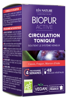 Biopur Active Tonic Circulation 48 Vegetable Capsules