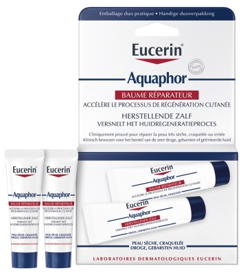 Eucerin Aquaphor Baume Réparateur Cutané Lot de 2 x 10 ml